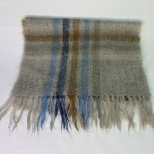 Vintage Mohair/Wool Throw Blanket